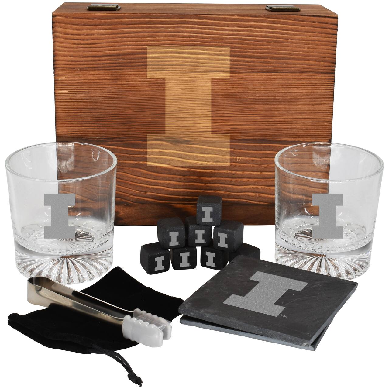 The Memory Company NCAA Boxed Drinkware Set with Coasters